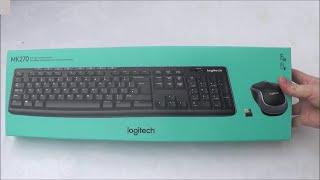 Logitech MK270 Wireless Keyboard & Mouse Combo Unboxing and First Look