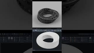 Twist Strips by Kristian Laholm on Autodesk Inventor 2025 #shorts #3dmodeling #autodeskinventor