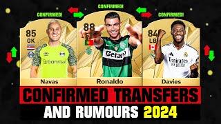 FIFA 25 | NEW CONFIRMED TRANSFERS & RUMOURS!  ft. Ronaldo, Navas, Davies... etc