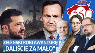 WARZECHA, WOŚ, KARPIEL. ZEŁENSKI ROBI AWANTURĘ SIKORSKIEMU! "DALIŚCIE NAM ZA MAŁO"