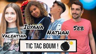 Valentina Nathan Ilyana (Kids United) et Seb se défient au TicTacBoum #kung