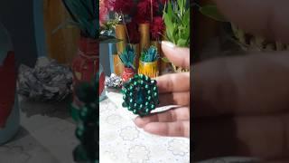 DIY GREEN BROOCH ️ #Diy #Art #Craft #Brooch #ideas #creative #youtubeshorts