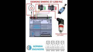 SIEMENS SIMATIC S7-1200 PLC WIRING #automation #electrical #Siemens #PLC #automatic #electrician