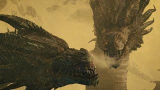 Godzilla vs King Ghidorah (no background music) - Godzilla: King of the Monsters