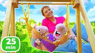 Peppa Wutz und Irene Kompilation - 4 Folgen am Stück. Spielzeug Videos für Kinder auf Deutsch