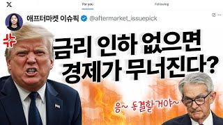 트럼프, 연준에 폭발! 금리 인하 없으면 경제가 무너진다? (애프터마켓 이슈-Pick, 25.06.20)