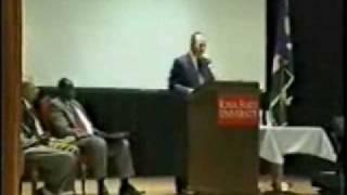 DR. JOHN GARANG AT IOWA STATE 2002 - PART 2/15