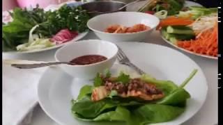 Korean Wrap #visitcolleagueduringCOVID19 #gottreatwithKoreanfood _ Đi ăn ké ngày Cô Vy #Vlog 6