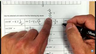 Math 3CP Trig Final Review Part 2