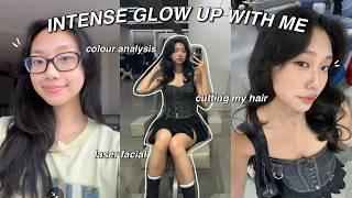 *INTENSE* GLOW UP WITH ME  korean makeup, colour analysis, laser facials, colour analysis etc