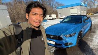 Washing My Mustang In Russia  || MBBS DIARIES - 28