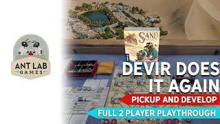 Sand | Board Game | Playthrough | Review