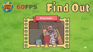 Find Out Hidden Object: Prison Break 2 / All Stars , iOS/Android Walkthrough