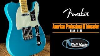 Fender American Professional II Telecaster - Miami Blue