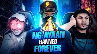 NG AYAAN BANNED FOREVER  USING HACKS ??  NG ALWAYS ON TOP  