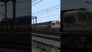 WDP4 DD AC EXPRESS TRAIN Crossing | Train Simulator 2024 #shorts #shortvideo #viral #short