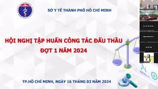 TẬP HUẤN CÔNG TÁC ĐẤU THẦU -  PHẦN 1