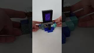 Магнитные кубики майнкрафт. Порталы в ад от Крафтиблоков #minecraft #конструктор