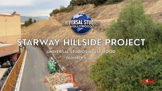 Universal Studios Hollywood StarWay Hillside Project Update December 2024