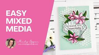 Easy Mixed Media Card : Create Stunning Designs Effortlessly!