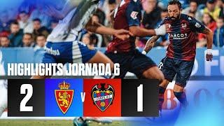 J6 Hightlights del partido Real Zaragoza 2-1 Levante UD | LaLiga Hypermotion 2024/25