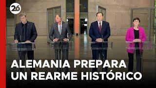 ALEMANIA prepara un REARME HISTÓRICO ante el DISTANCIAMIENTO de EEUU