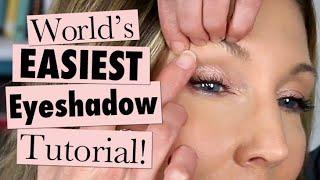 Makeup 101 for MATURE Beginners | World's EASIEST Eyeshadow Tutorial!