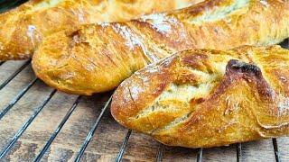 Das einfachste baguette recipe, das ich je gesehen habeKein Kneten, kein Falten100% garantiert.