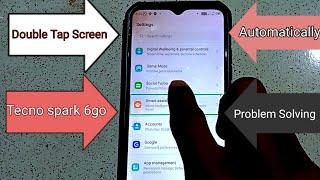 Tecno spark 6go: Double Tap Screen - Tips & Tricks