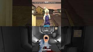 Rod vs Sapphire (DinoTerror) comparison who is powerful #horror #gaming #icescream #shorts #viral