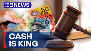 New laws could make refusing cash payments illegal | 9 News Australia