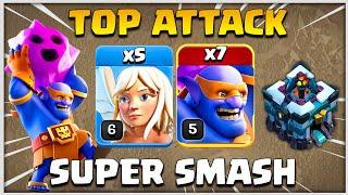 Best TH13 Super Bowler Smash Top Attack Strategies | Use This War