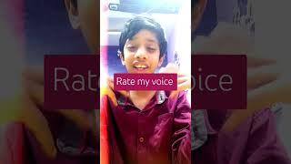 Rate my voice from 10️⭐