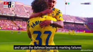 Fábio Silva Goal, Barcelona Vs Las Palmas (1-2) All Goals Analysis & Extended Highlights