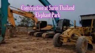 Construction at Surin Thailand Elephant Park #Surin #thailand #ElephantPark