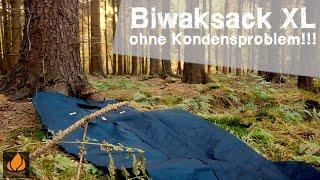 Biwaksack XL ohne Kondensproblem - Jurtenland #NaturalBushcraft