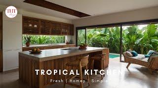 A Taste of Paradise: Tropical Kitchen Design for Your Home