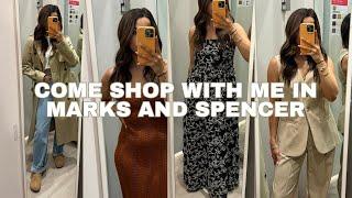 COME SHOP WITH ME IN MARKS AND SPENCER | M&S HAUL AND TRY ON | jessmsheppard