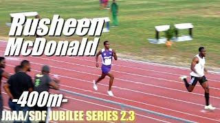 Rusheen McDonald | Jamaica's 400m Record Holder preparing for World Championships