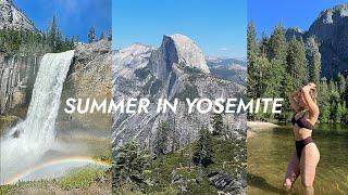 A Week in Yosemite in the Summer | Camping, Hiking, Swimming in Yosemite VLOG