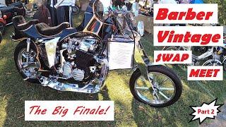 BARBER VINTAGE MOTORCYCLE SWAP MEET BIG FINAL EPISODE