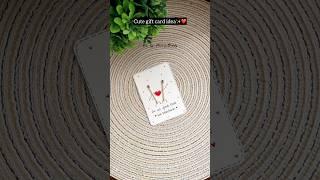 Handmade card for your loved ones | easy gift card ideas #diy #craft #handmade #giftideas #couple