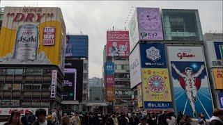 바글바글 인파 오사카 난바 걷기 |  Osaka Namba Walking 4K