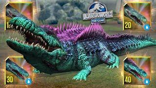 Giant Crocodile MAXED!!! | Jurassic World - The Game | Ep562 HD