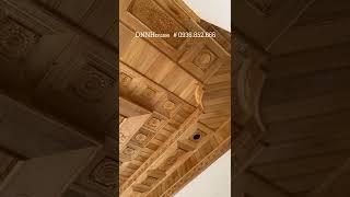 Mẫu Trần gỗ Phòng Ngủ Chất Liệu Gỗ Pơ Mu - DNNHouse - Trần Gỗ Tự Nhiên
