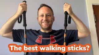 The Best Hiking Walking Sticks? Unboxing Cascade Mountain Tech Trekking Poles Review