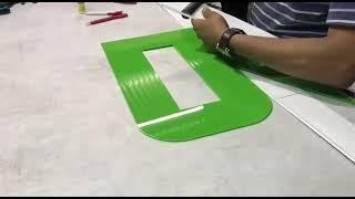 MAKING F PROFILE ALUMINIUM CHANNEL LETTERS #FprofileAluminiumChannelLetters ; #HandMade3Dletters