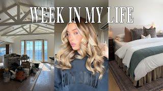 VLOG: Come to the Salon with me (My Fav Fall Hair Color) CA Remodel Update! New Bedding + Home Decor