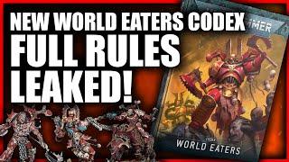 *LEAKED* Entire World Eaters 10th Edition codex! Full review!