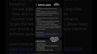Galaxy S23 FE Receives Security May Update in Europe  | #samsung #oneui7 #adityasoneui